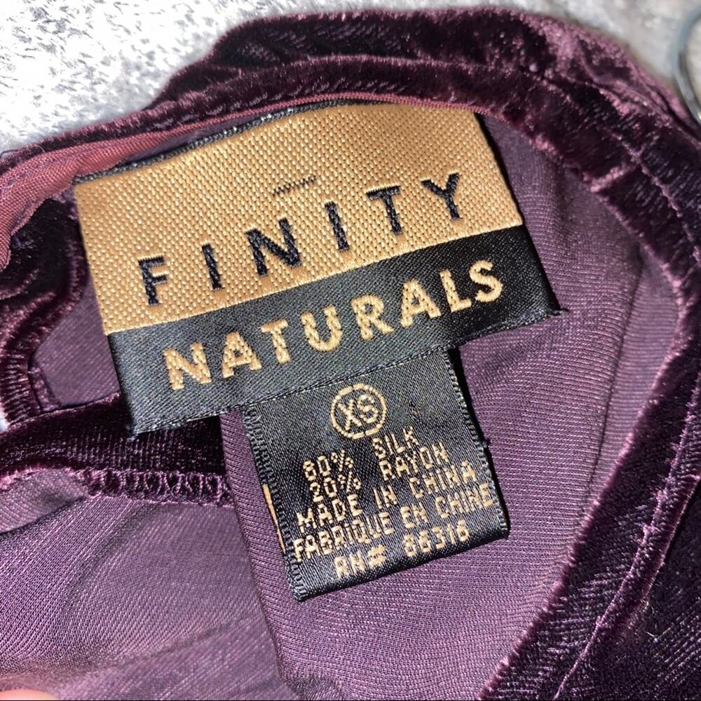 Vntg Finity Naturals Maxi Velvet Dress View 5
